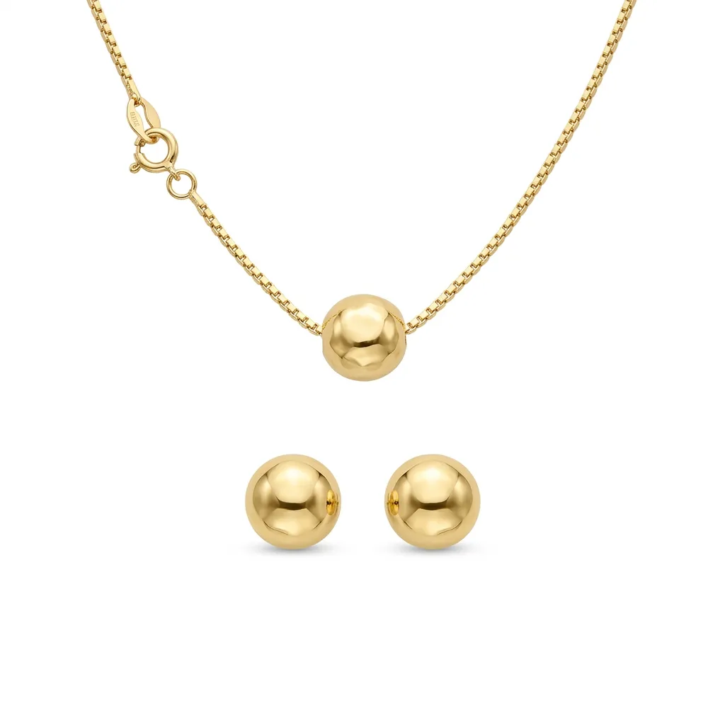 Conjunto Redondo Orgânico – Semi-joia Premium