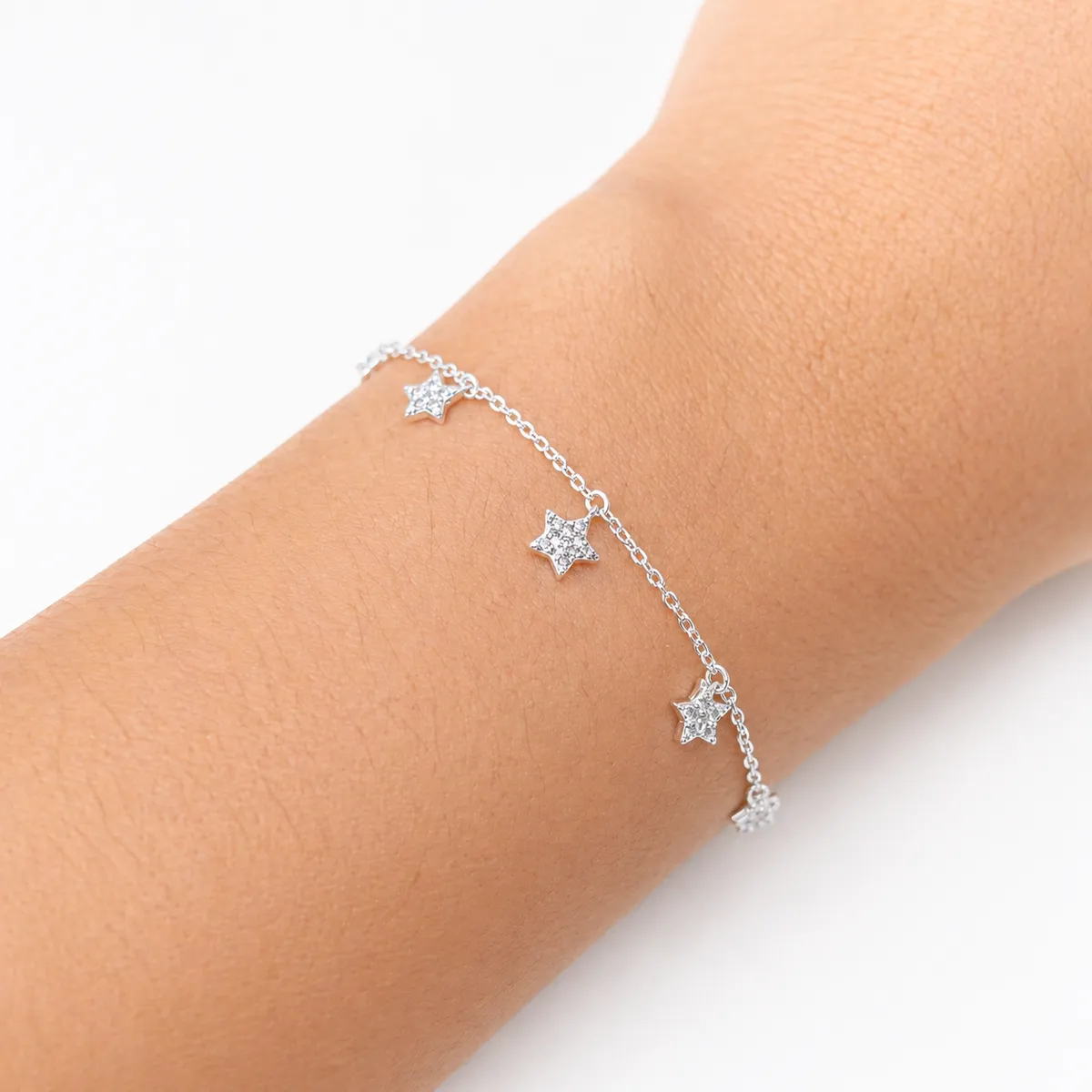 Pulseira Prata Estrela 925
