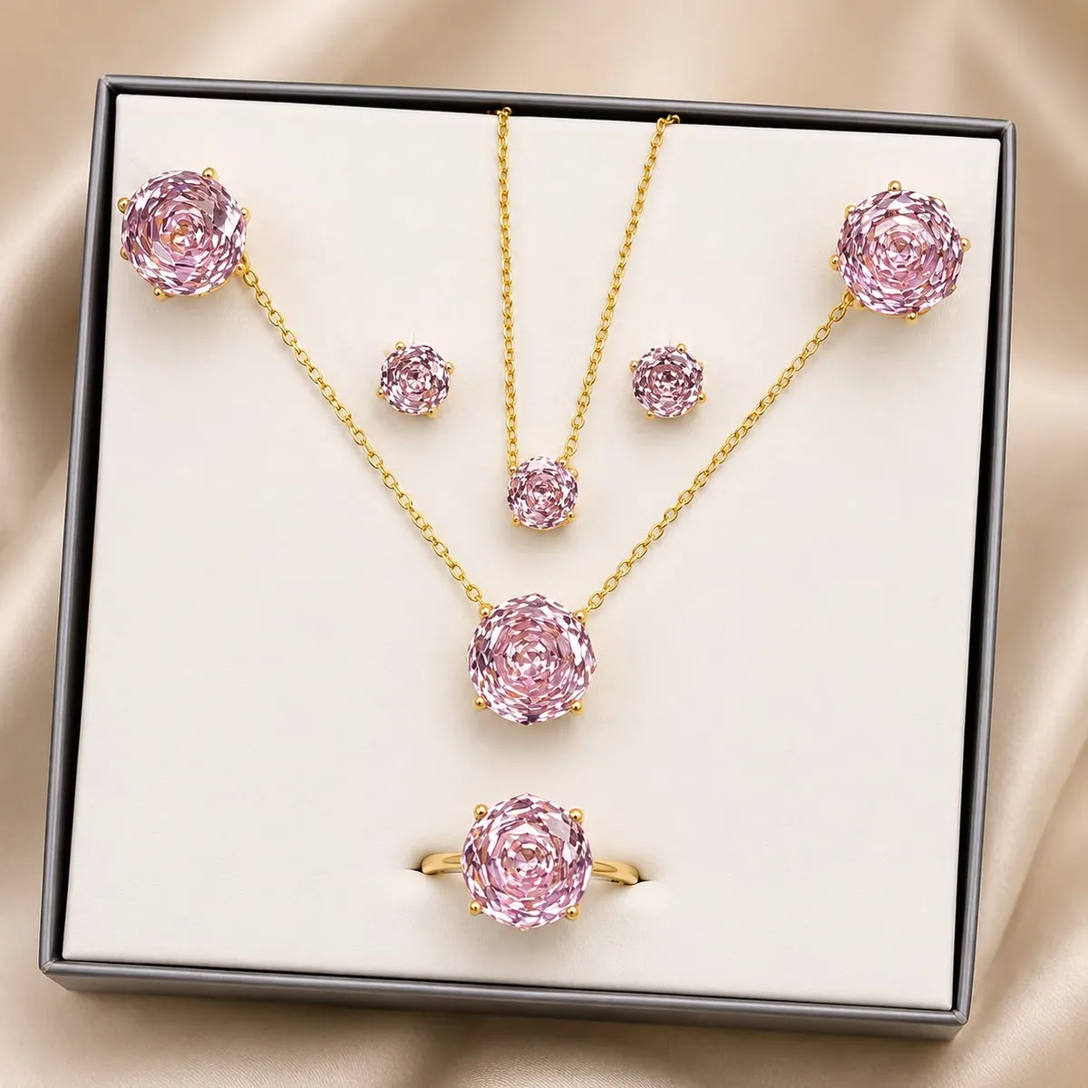 Conjunto Aurora Rosa 