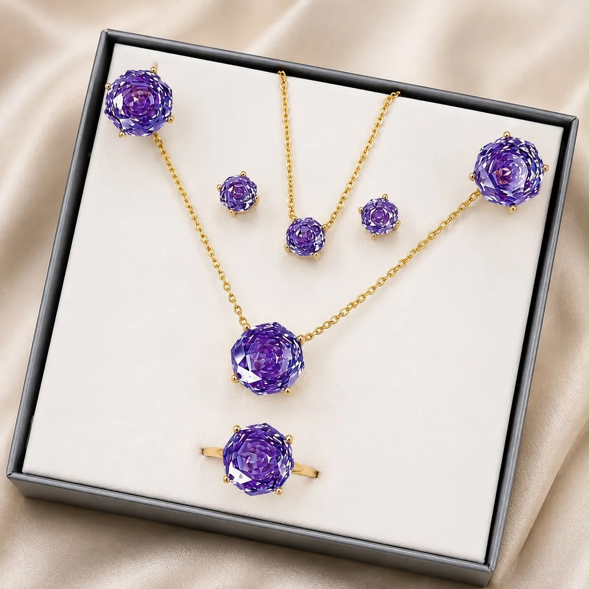 Conjunto Aurora Violeta 